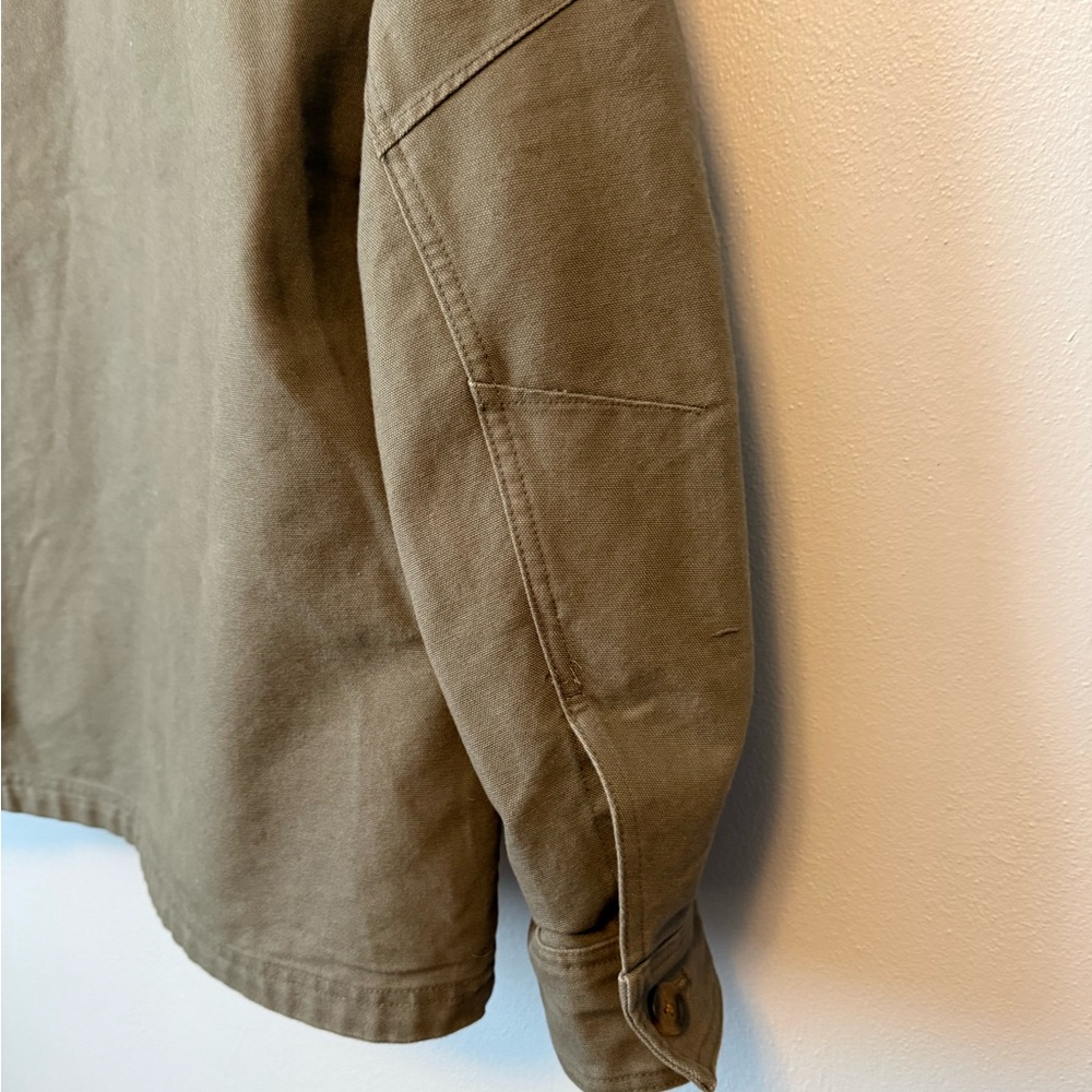 Eddie Bauer Men's Olive Barn Jacket - Picture 5 of 5